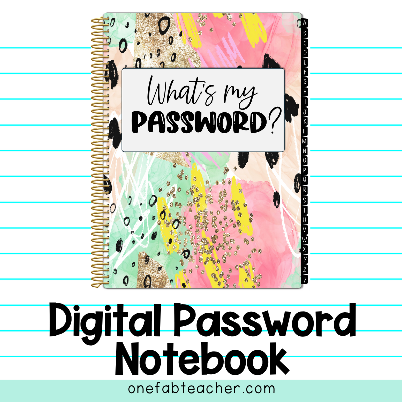 Digital Password Notebook