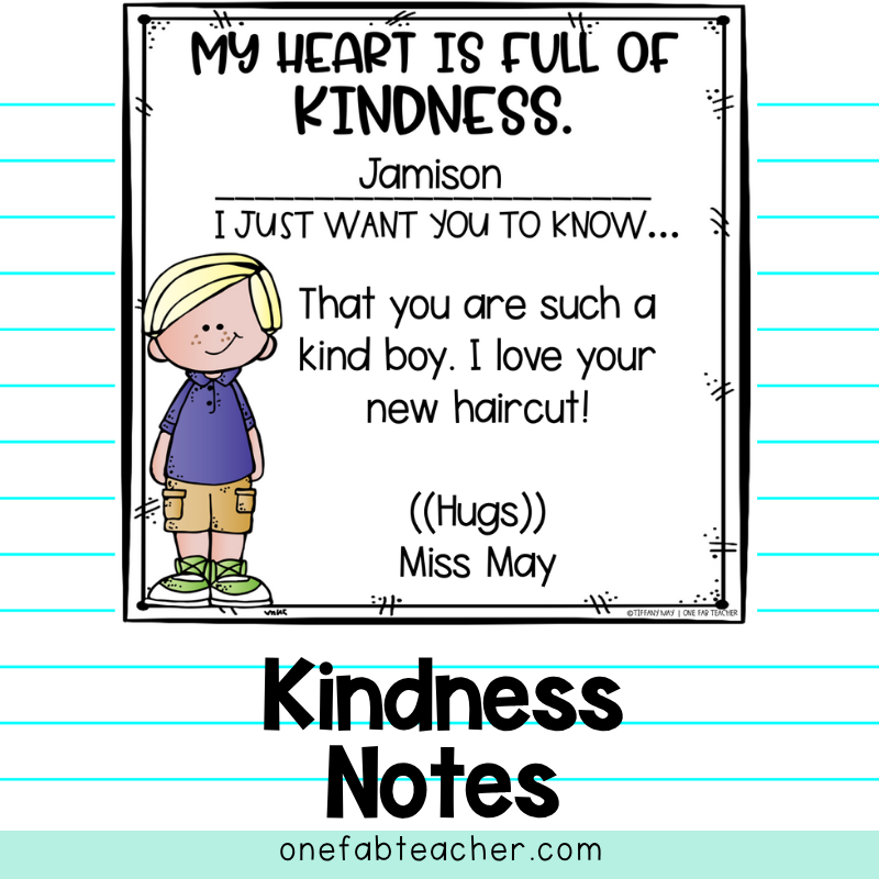 My Heart Is Full Of Kindness Notes