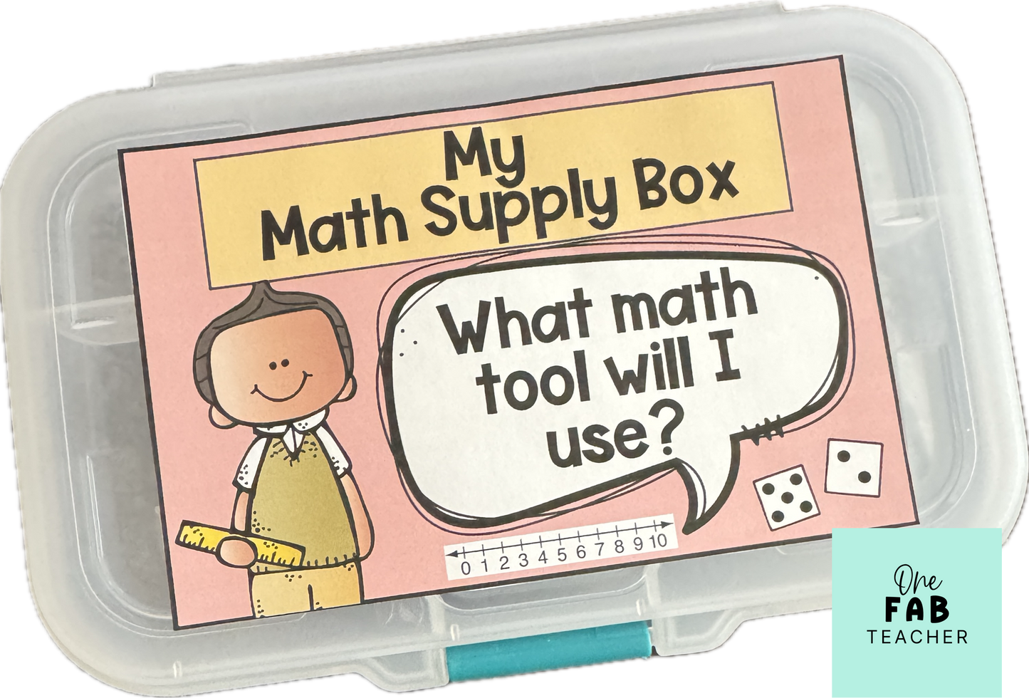 Math Supply Box Labels