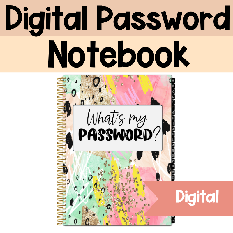 Digital Password Notebook