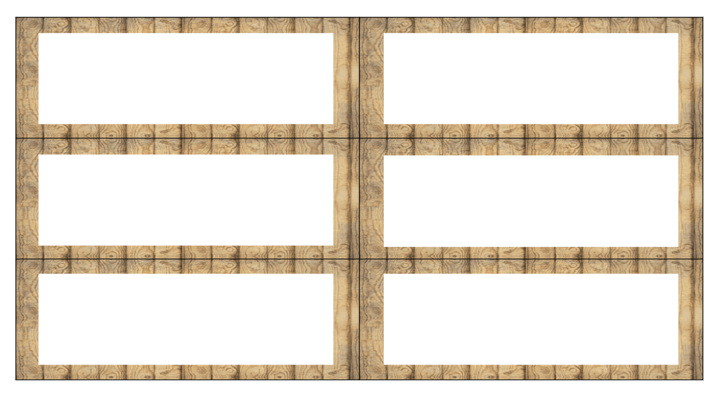 Daily Schedule Template | Customizable Wood