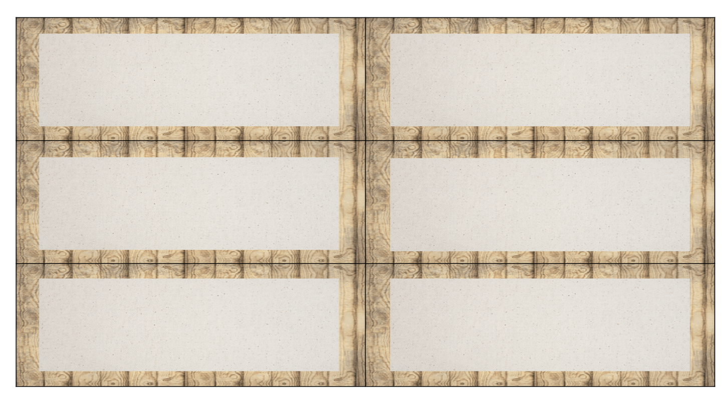 Daily Schedule Template | Customizable Wood
