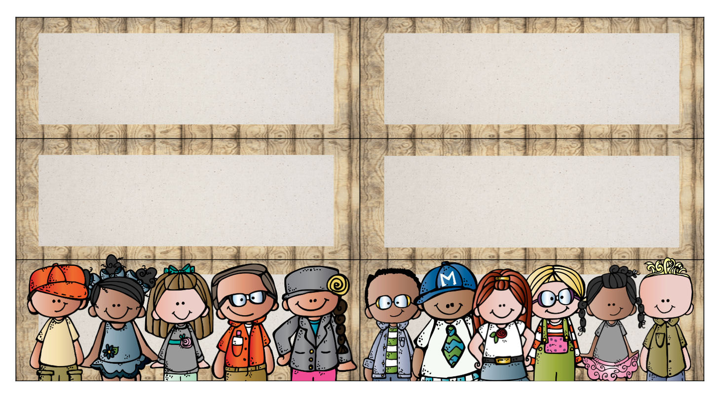 Daily Schedule Template | Customizable Wood