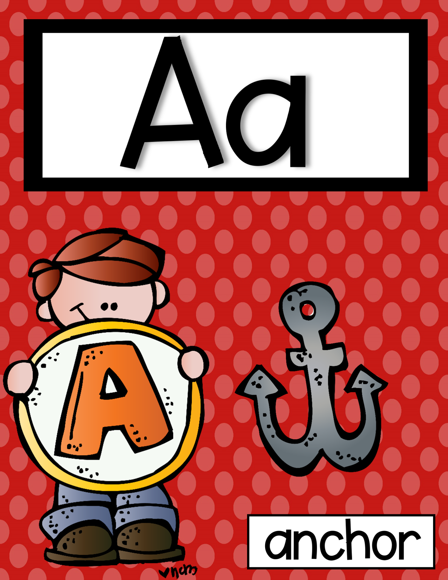 Alphabet Posters | Primary Polka Dot ˛