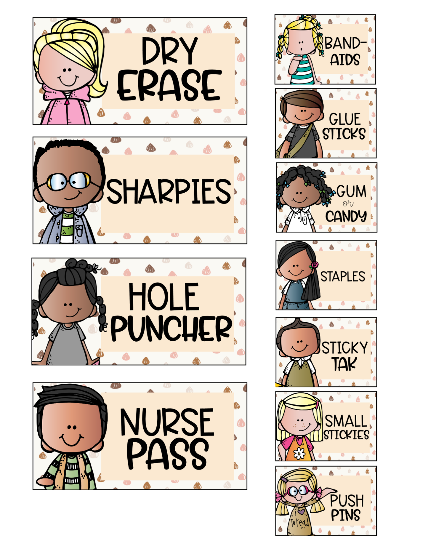 Teacher Toolbox Labels Set Boho Rain | The Ultimate Organizational Solution for Teachers