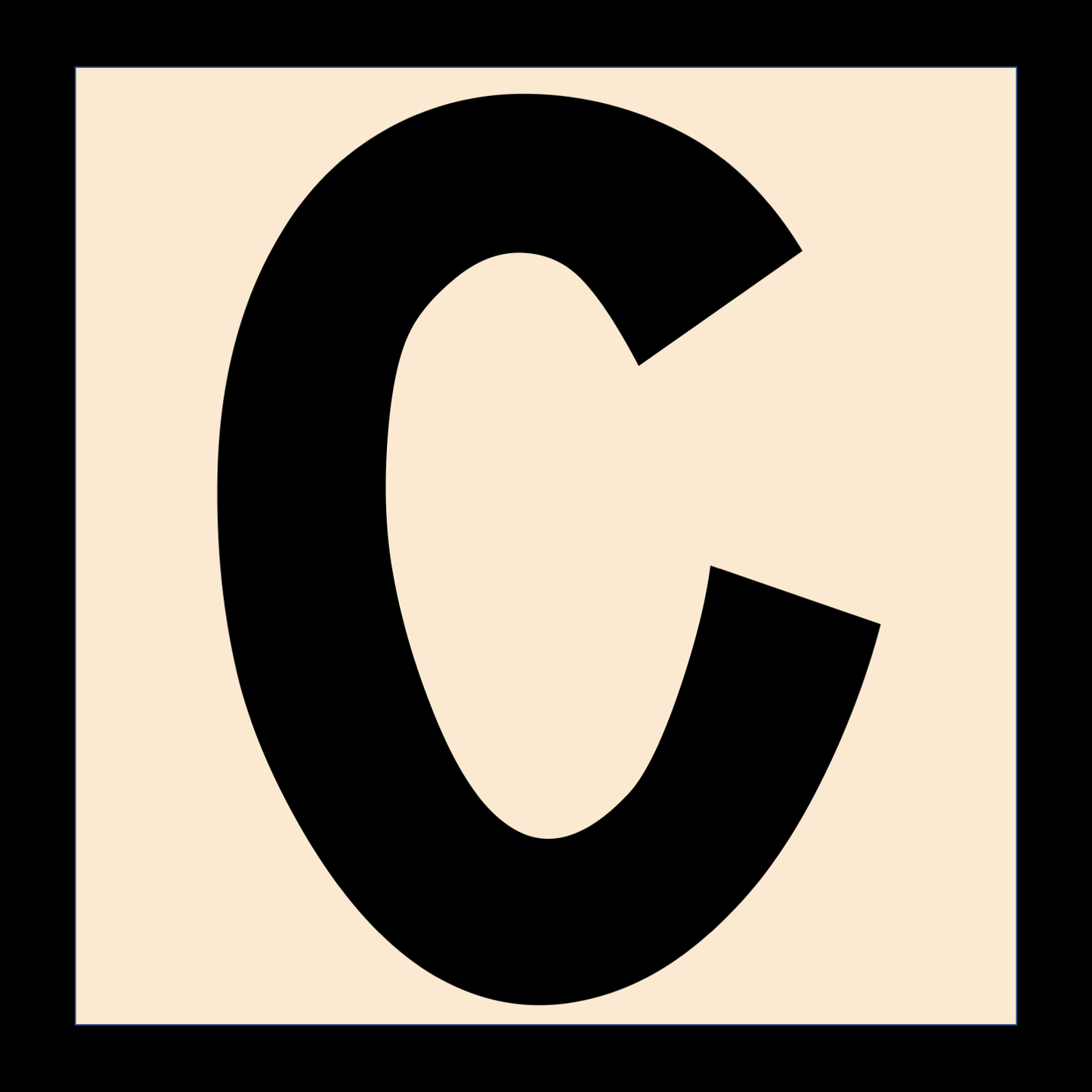 Bulletin Board Alphabet Letter Cards | Beige