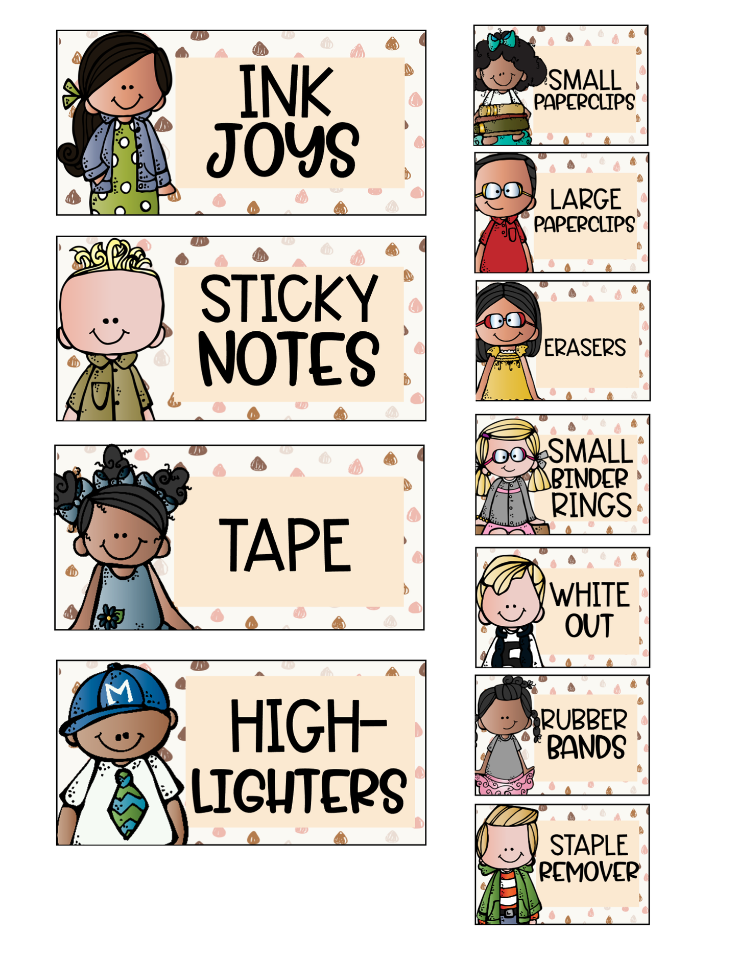 Teacher Toolbox Labels Set Boho Rain | The Ultimate Organizational Solution for Teachers