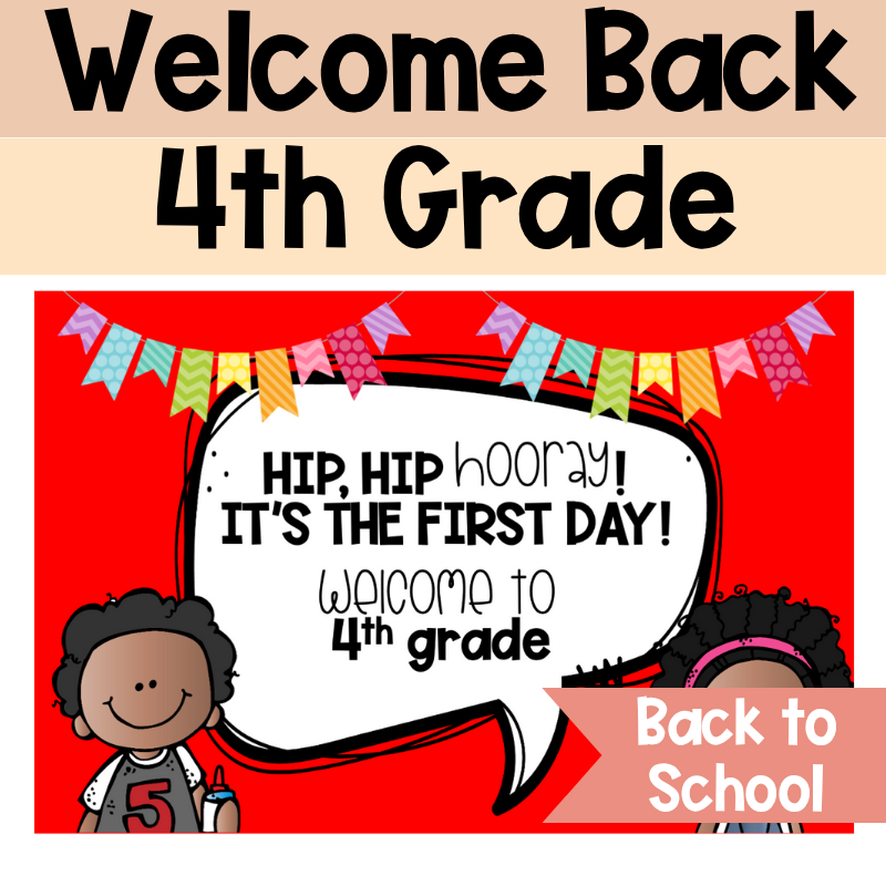 Welcome Back to School Postcards | 4th grade