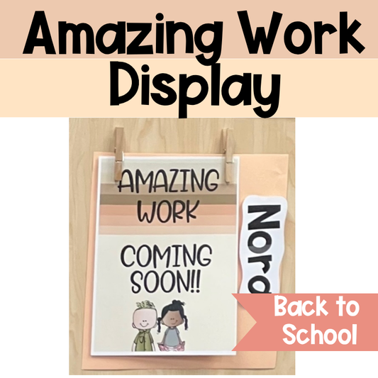 Back To School | Amazing Work Display