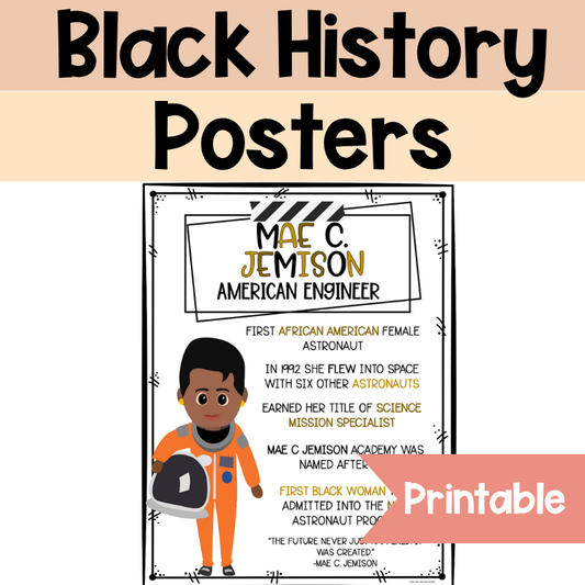 Black History Leader Posters
