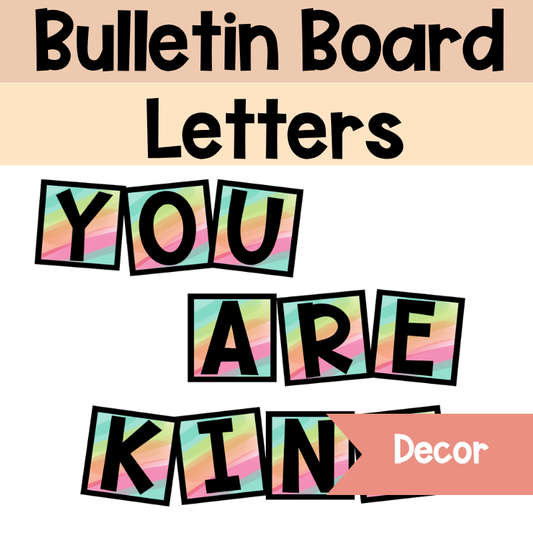 Bulletin Board Alphabet Cards | Happy Bright