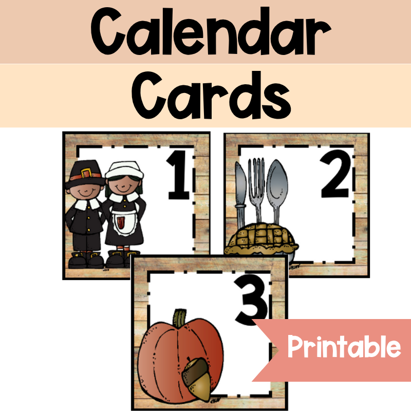 Calendar Cards | November