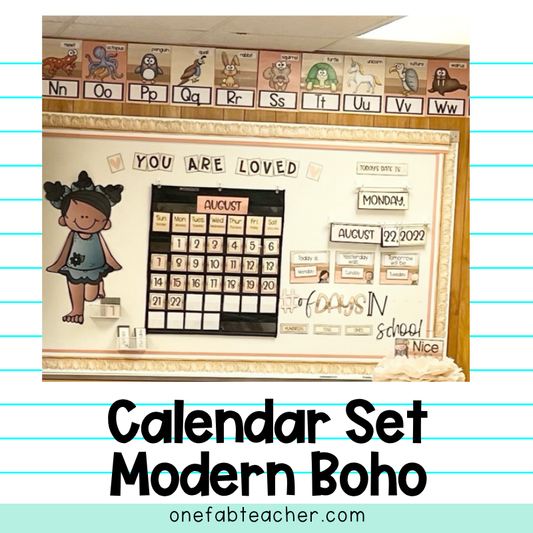 Calendar Set | Modern Boho