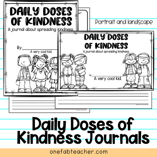 Daily Doses of Kindness – Yearlong Kindness Journals for Kids