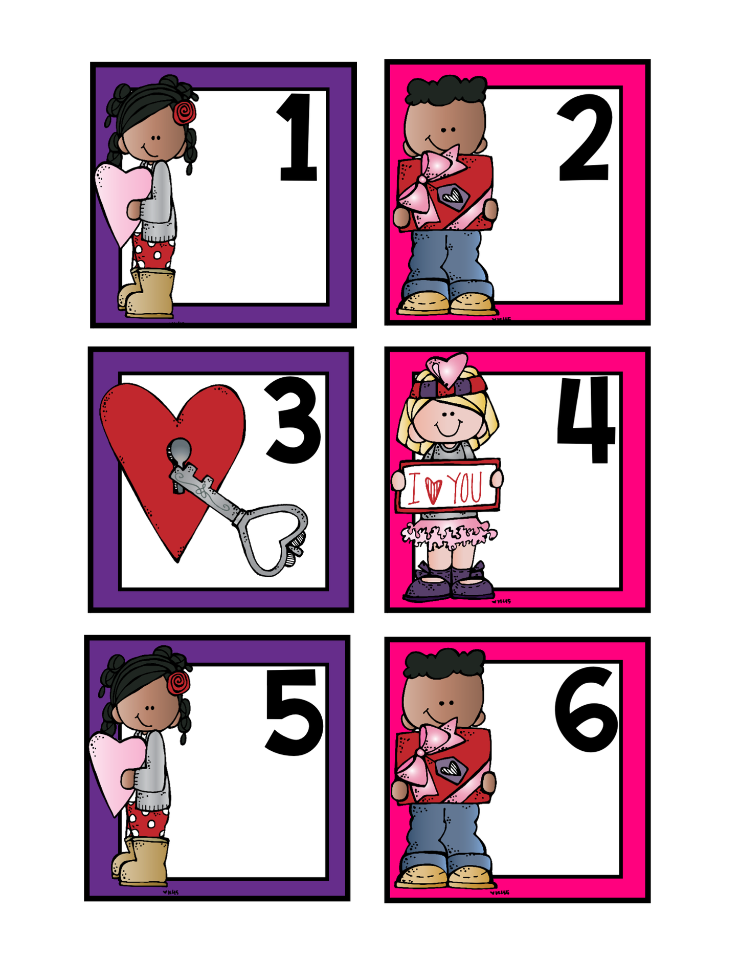 Calendar Cards | February