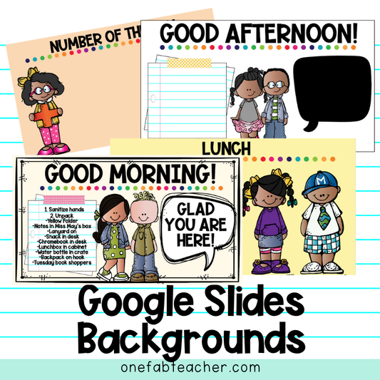 Google Slides Backgrounds for Teachers