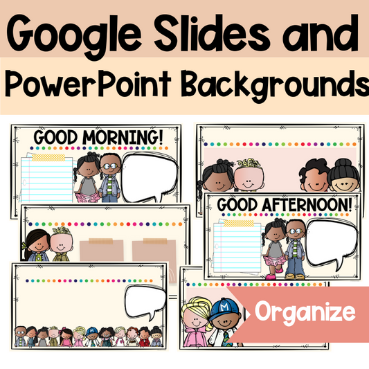 Google Slides and PowerPoint Backgrounds – Diverse & Fun Designs