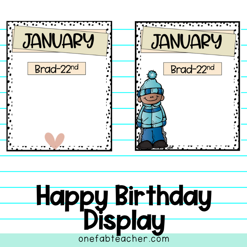 Happy Birthday Display | Modern Boho