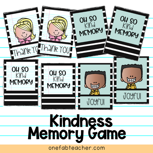 Oh' So Kind Memory | Kindness Game