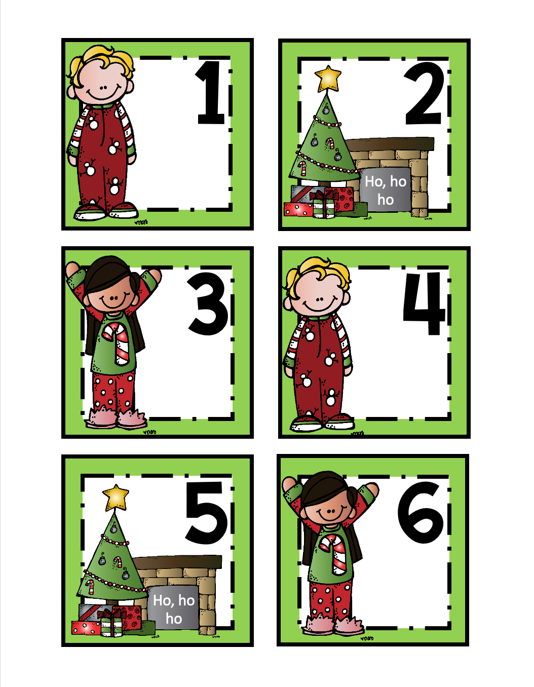 Calendar Cards | December
