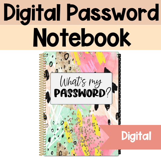 Digital Password Notebook