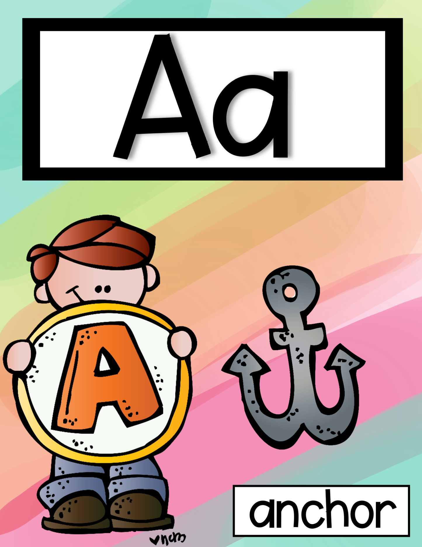 Alphabet Posters | Happy Bright