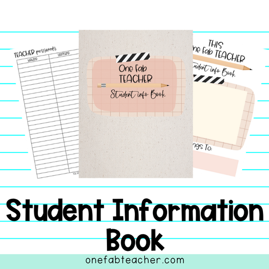 Student Information Book
