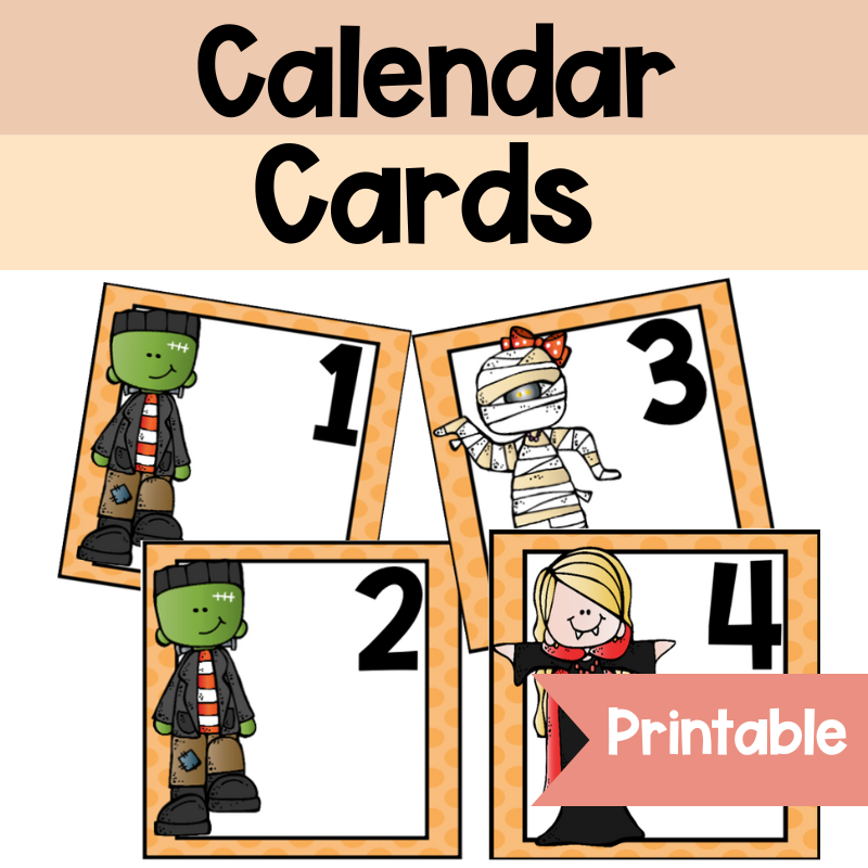 Calendar Cards | October