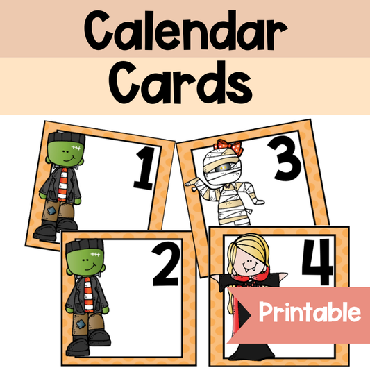 Calendar Cards | October