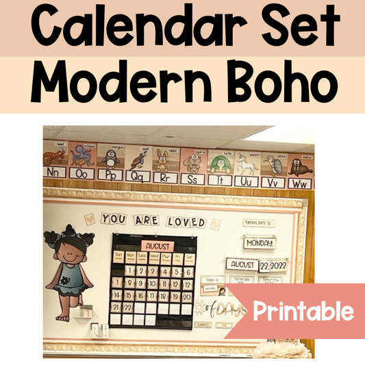 Calendar Set | Modern Boho