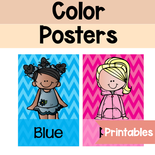 Color Posters | Happy Primary