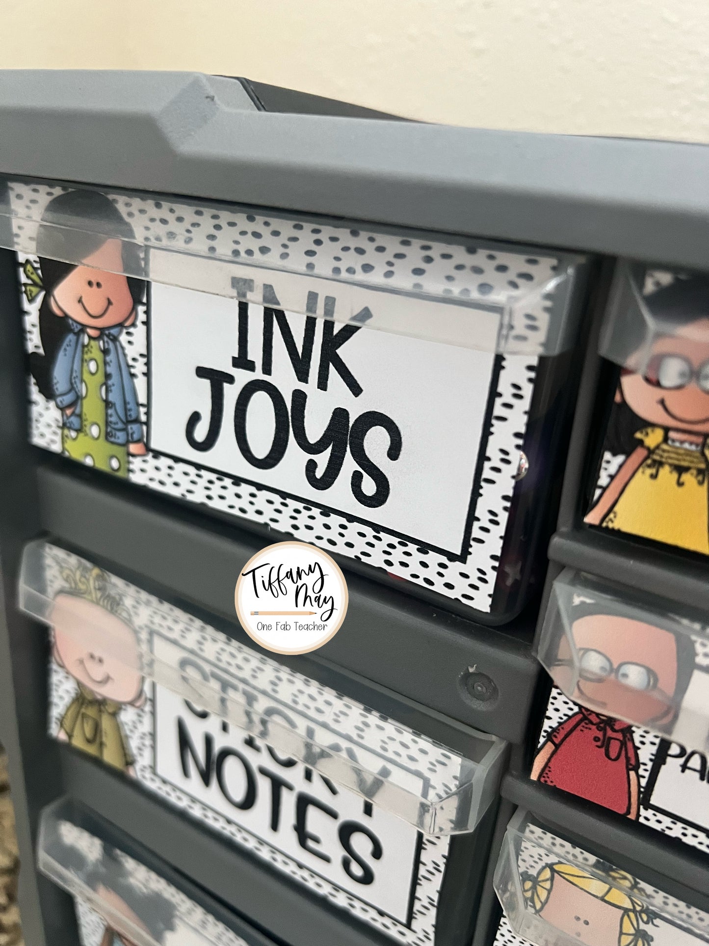 Teacher Toolbox Labels Set Black and Speckled  | The Ultimate Organizational Solution for Teachers