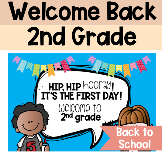Welcome Back to School Postcards | 2nd Grade