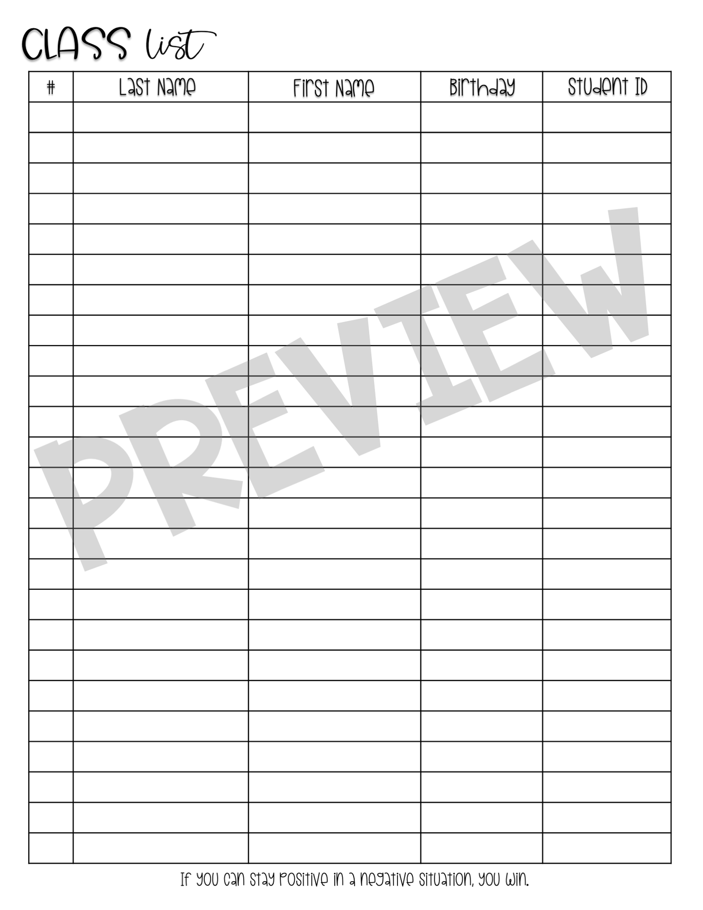 Student Info Book