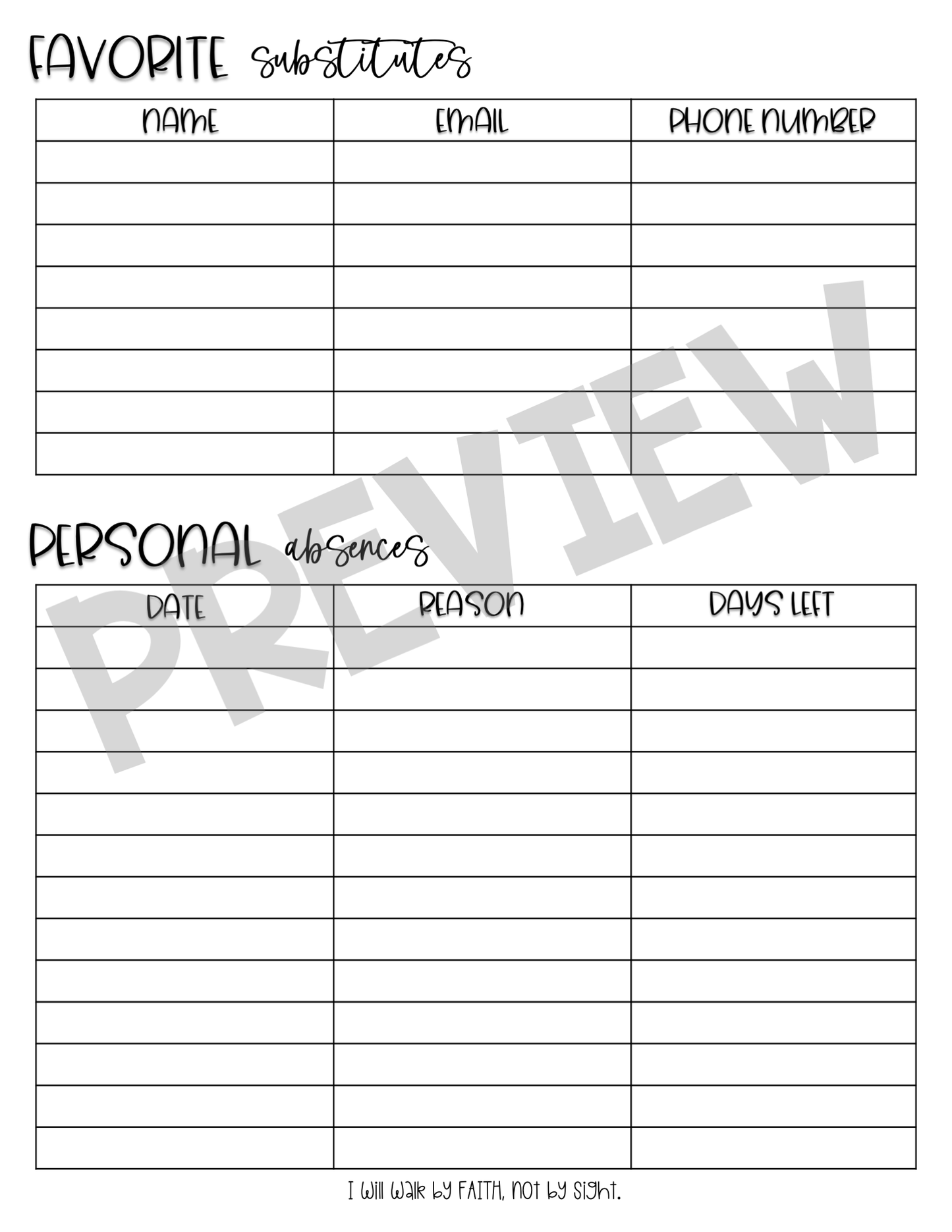 Student Info Book